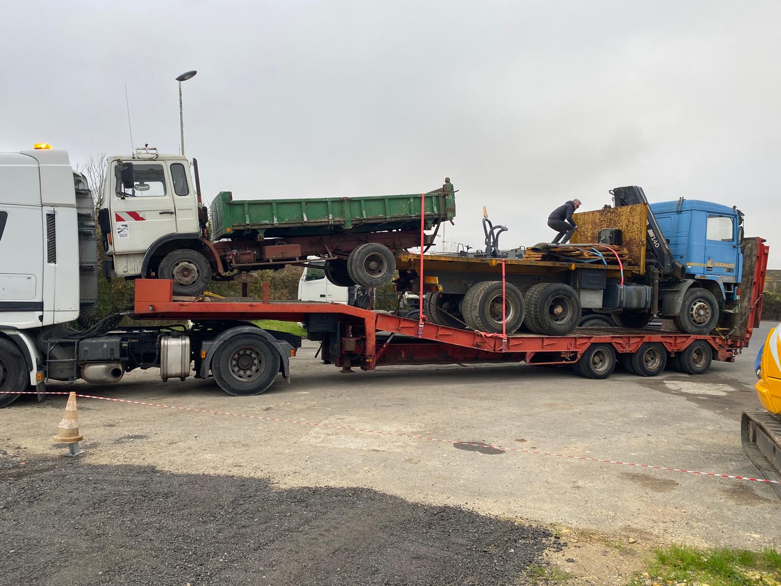 Equipment storage yard